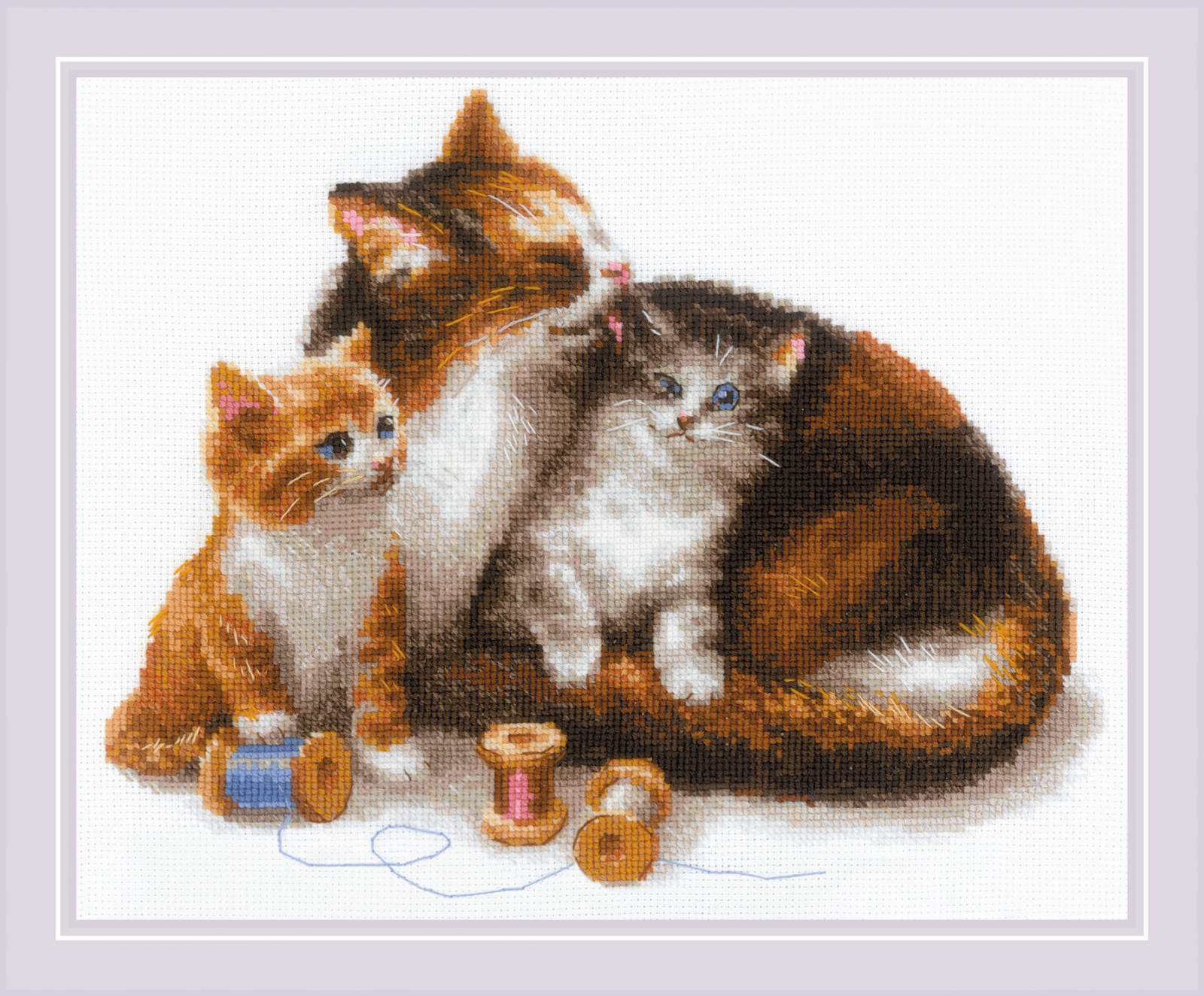 1811 Кошка с котятами