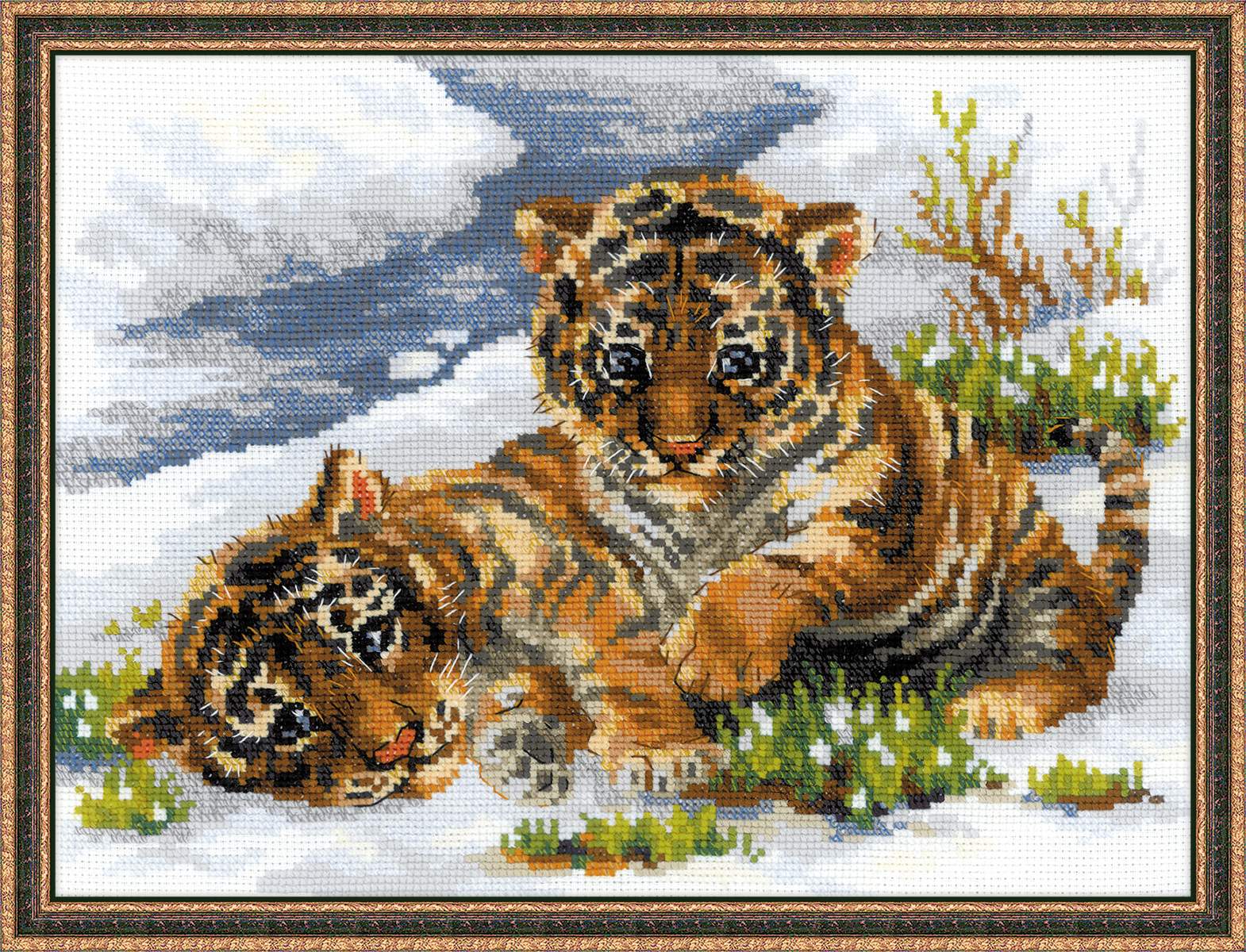 1564 Тигрята в снегу